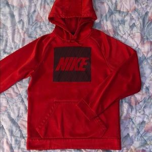 Dri-fit Red Nike Hoodie‼️